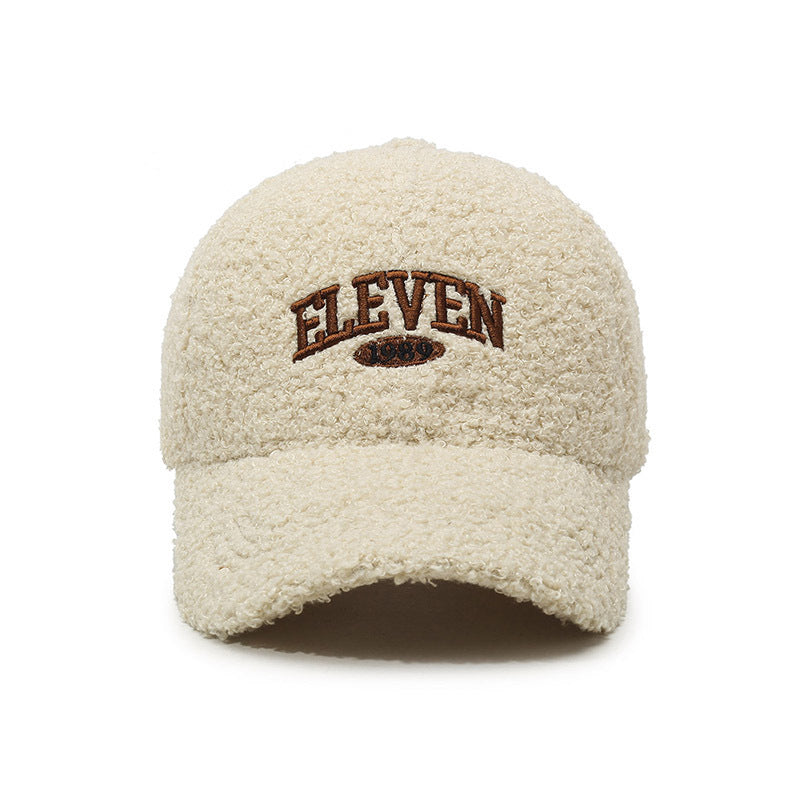 Winter Lambskin Thickened Warm Baseball Cap - NOMAN STORE LLC