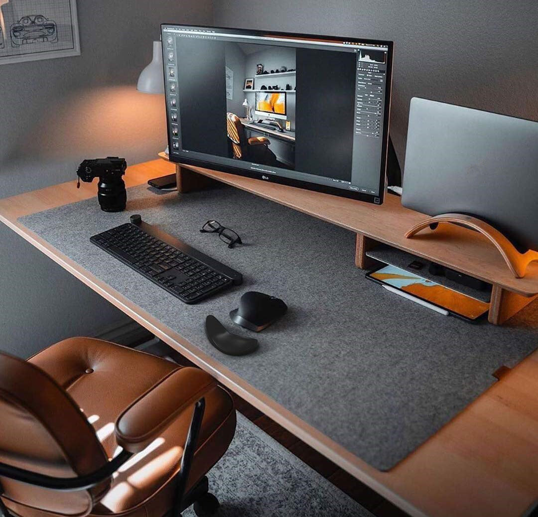 Ergonomic Mouse Wrist Rest Mouse Pads Silicon Gel Non-Slip Streamline Wrist Rest Support Mat Computer Mouse Pad For Office Gaming PC Accessories - NOMAN STORE LLC
