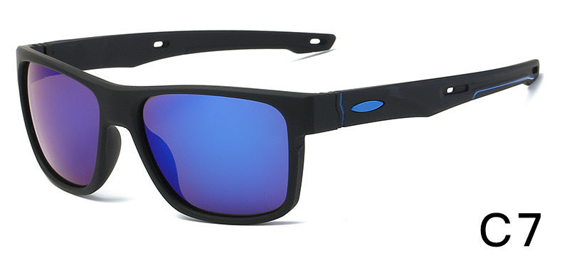 Fashion Large Rim One-piece Sports Sunglasses - NOMAN STORE LLC