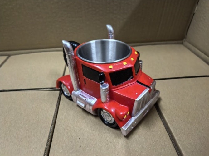 Durable Truck Coffee Mug Semi Truck Handcrafted Coffee Cup Semi-trailer Shaped Semi-Truck Coffee Mugs For Family - NOMAN STORE LLC