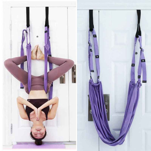 Fitness Hip Stretch Yoga Belt Inverted Rope Pull Stretch Belt Split Lower Waist Trainer - NOMAN STORE LLC