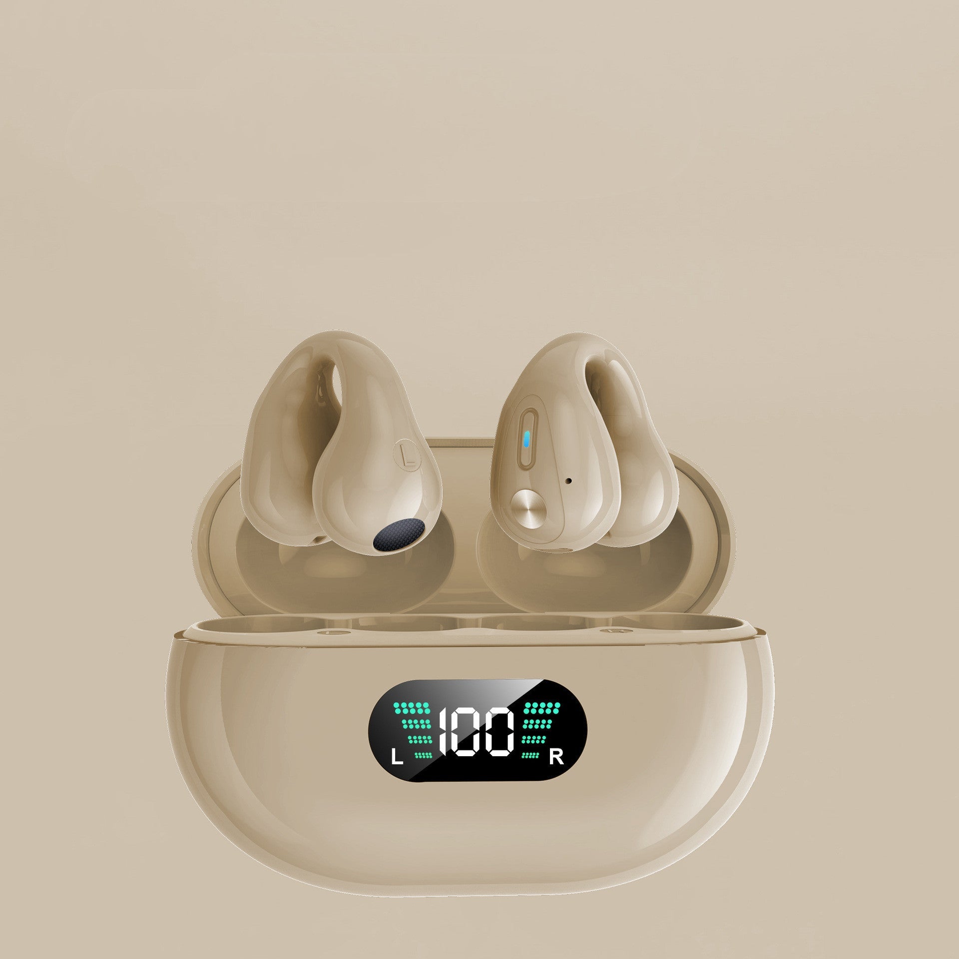 Bone Conduction Headphones TWS Earbuds Ear Clip Bluetooth 5.3 Touch Wireless Earphone In-Ear Bass HIFI Sports Headset - NOMAN STORE LLC