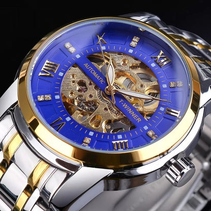 Men's Fashion Hollowed-out Waterproof Mechanical Watch - NOMAN STORE LLC