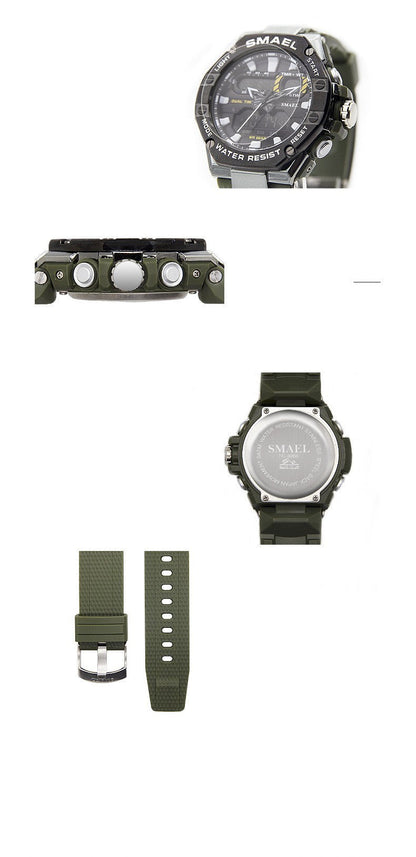 Digital Alloy Electronic Watch Men - NOMAN STORE LLC