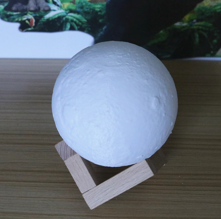 Moon lamp warm white glow