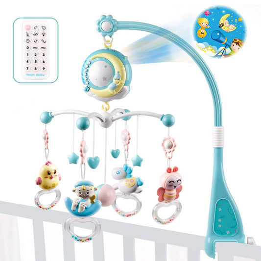 Baby Rattles Crib Mobiles Toy Holder Rotating Mobile Bed Bell Musical Box Projection Newborn Infant Baby Boy Toys - NOMAN STORE LLC