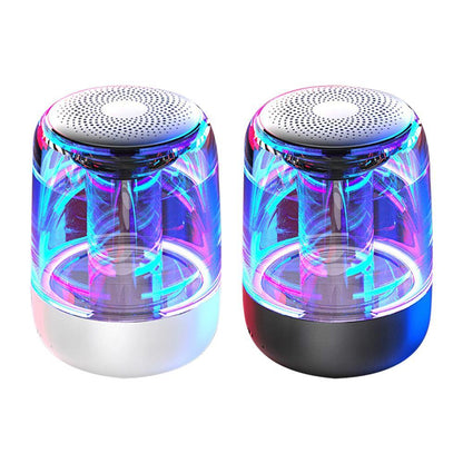 Portable Speakers Bluetooth Column Wireless Bluetooth Speaker Powerful Bass Radio with Variable Color LED Light - NOMAN STORE LLC