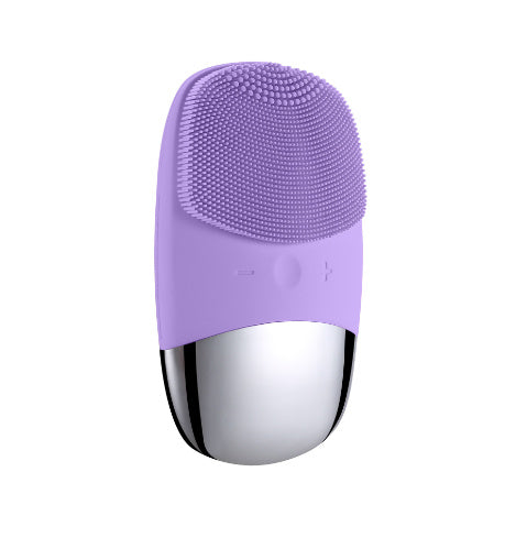 Mini Silicone Electric Face Cleansing Brush Electric Facial Cleanser Facial Cleansing Brush Skin Massager Skin Care Tools - NOMAN STORE LLC