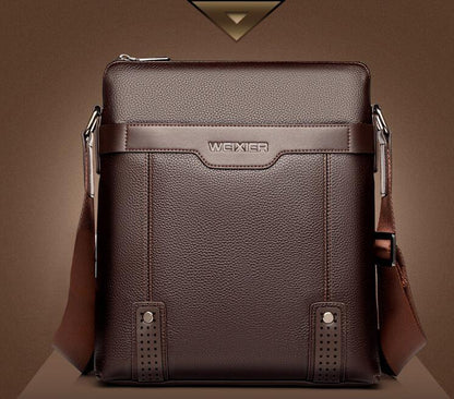 Fashion PU Leather Men Messenger Bags - NOMAN STORE LLC