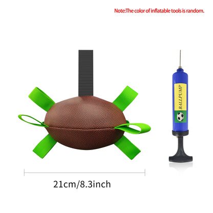 Interactive Dog Football Toy Soccer Ball Inflated Training Toy For Dogs Outdoor Border Collie Balls For Large Dogs Pet Supplies - NOMAN STORE LLC