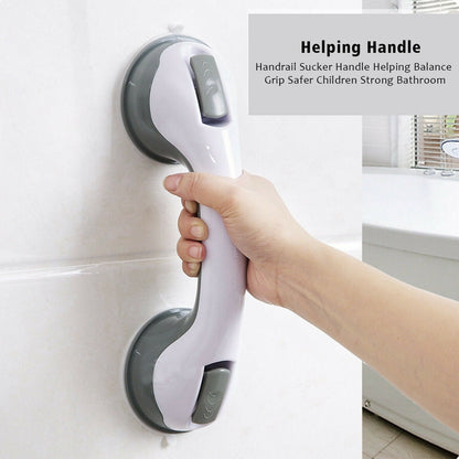 Power Shower Grip Handle Bathroom Suction Grab Bar Safety Rail Tub Bath Vacuum - NOMAN STORE LLC