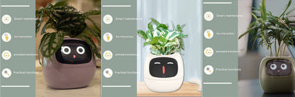 Smart Planter Endless Fun Over 49 Rich Expressions 7 Smart Sensors And AI Chips Make Raising Plants Easy And Fun - NOMAN STORE LLC