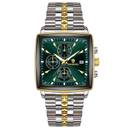 Men's Multi-functional Timing Luminous Waterproof Quartz Watch - NOMAN STORE LLC