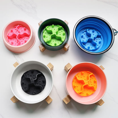 NO GULP BOWL — for pets that choke on their food