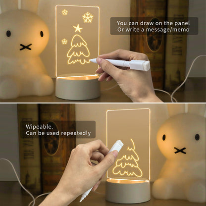 LED note glow board vertical style