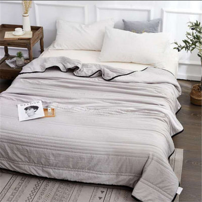 Cooling Blankets Pure Color Summer Quilt Plain Summer Cool Quilt Compressible Air-conditioning Quilt Quilt Blanket - NOMAN STORE LLC