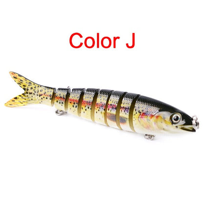 Pike Fishing Lures Artificial Multi Jointed Sections Hard Bait Trolling Pike Carp Fishing Tools - NOMAN STORE LLC