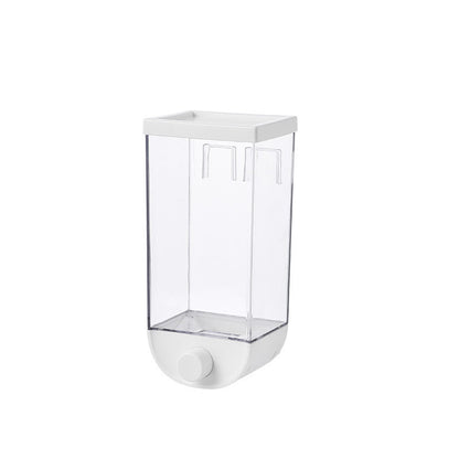 Kitchen Food Storage Easy Press Container Cereal Dispenser Wall Mounted Food Storage Box - NOMAN STORE LLC