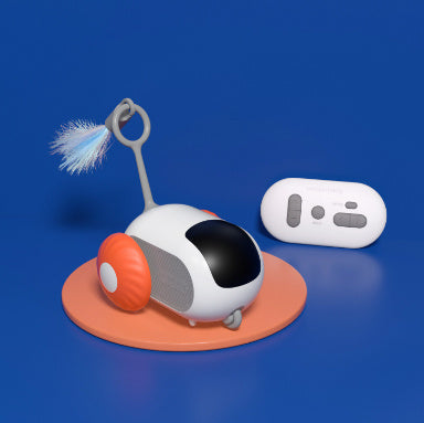 Remote Control Interactive Cat Car Toy USB Charging Chasing Automatic Self-moving Remote Smart Control Car Interactive Cat Toy Pet Products - NOMAN STORE LLC