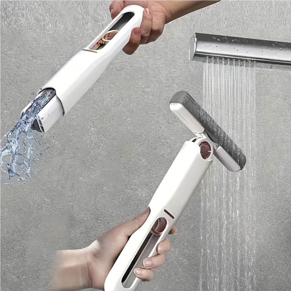 1pc2Mop Head,Hand-Washable Desktop Cleaning Mini Mop, Portable Self-Squeeze Mini Mop,  For Quick Cleaning Of Bathrooms, Kitchens