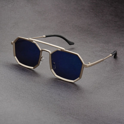 European And American Saibo Future Punk Double Beam Sunglasses - NOMAN STORE LLC