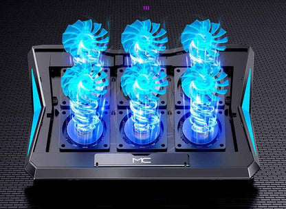 Laptop Radiator Foldable Desktop Cooling Base - NOMAN STORE LLC