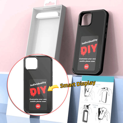 E-ink Screen Phone Case Unlimited Screen Projection Personalized Phone Cover Battery Free New Designer Luxury Phone Case - NOMAN STORE LLC