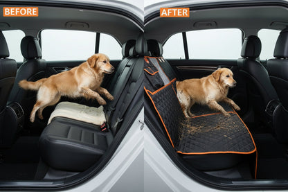BACK SEAT SAVER — for muddy paws and messy car rides