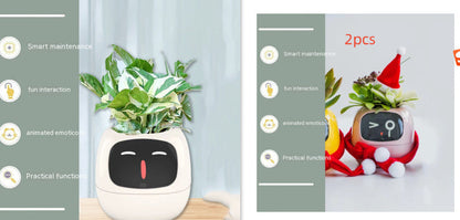 Smart Planter Endless Fun Over 49 Rich Expressions 7 Smart Sensors And AI Chips Make Raising Plants Easy And Fun - NOMAN STORE LLC