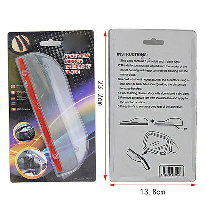 Car Rearview Mirror Rain Protection Eyebrows 2-piece Set - NOMAN STORE LLC