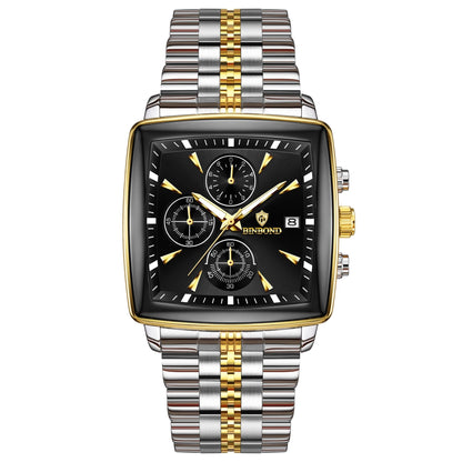 Men's Multi-functional Timing Luminous Waterproof Quartz Watch - NOMAN STORE LLC