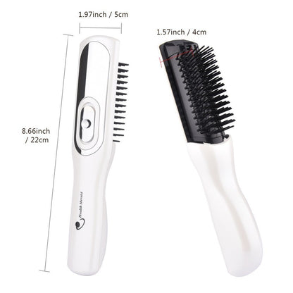 Electric Head Massage Comb Healthy Scalp Vibration Comb Portable Household Battery Massage Comb - NOMAN STORE LLC