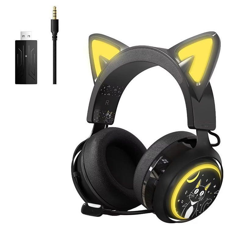 Net Red Same Style Luminous Cat Ear Headphones - NOMAN STORE LLC