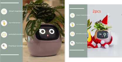 Smart Planter Endless Fun Over 49 Rich Expressions 7 Smart Sensors And AI Chips Make Raising Plants Easy And Fun - NOMAN STORE LLC
