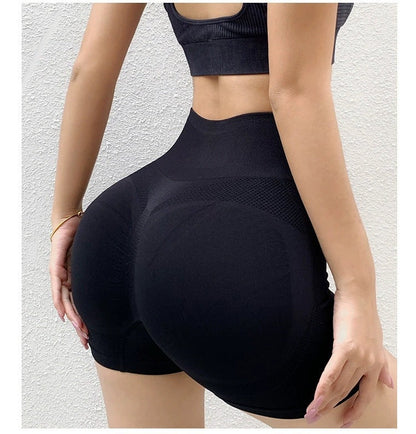 Fitness Yoga Shorts Pants Butt Lifting Seamless Leggings Women Gym - NOMAN STORE LLC