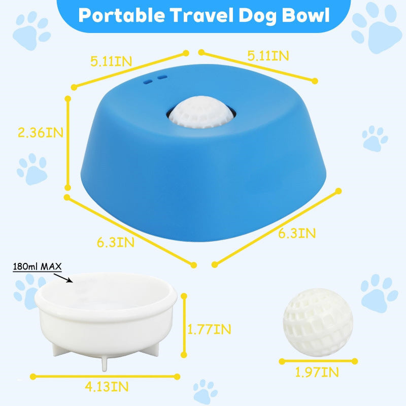 Pet Slow Food Non-Slip Spherical Dog Lick Bowl - Noman Store LLC