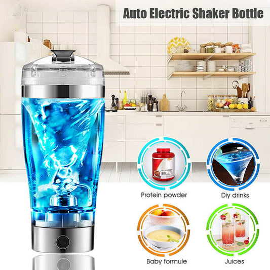 Electric Protein Shake Stirrer USB Shake Bottle Milk Coffee Blender Kettle Sports And Fitness Charging Electric Shaker Cup - NOMAN STORE LLC