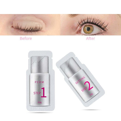 ICONSIGN 10 Pairs Pouch Eyelash Perm Lotion Lashes Lift Quick Perming 5 To 8 Minutes Beauty Makeup Tools - NOMAN STORE LLC