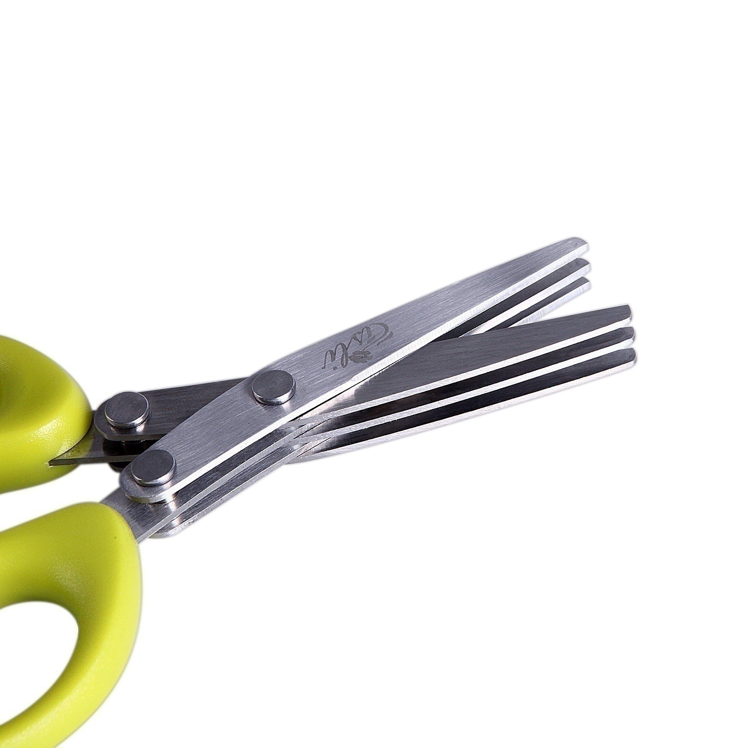 Multifunctional Multi-layer Green Onion Scissors Stainless Steel Onion Cutting Knife Herb Seaweed Spice Scissors Kitchen Scissor Kitchen Gadgets - NOMAN STORE LLC