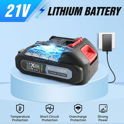 Car Pressure Washer Water Cordless High Power Jet Wash Cleaner Portable 2Battery - NOMAN STORE LLC