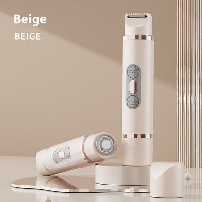 Dual-Head Electric Shaver Painless Women's Epilator Bikini Hair Removal Device Automatic Hair Trimmer Underarm Facial Lips Leg - NOMAN STORE LLC