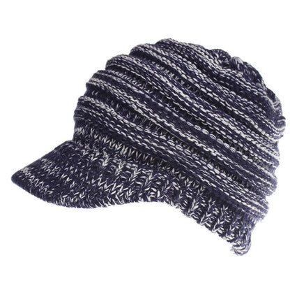 Women Ponytail Beanies Autumn Winter Hats Female Soft Knitting Caps Warm Ladies Skullies - NOMAN STORE LLC
