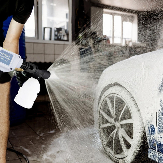 Car Pressure Washer Water Cordless High Power Jet Wash Cleaner Portable 2Battery - NOMAN STORE LLC