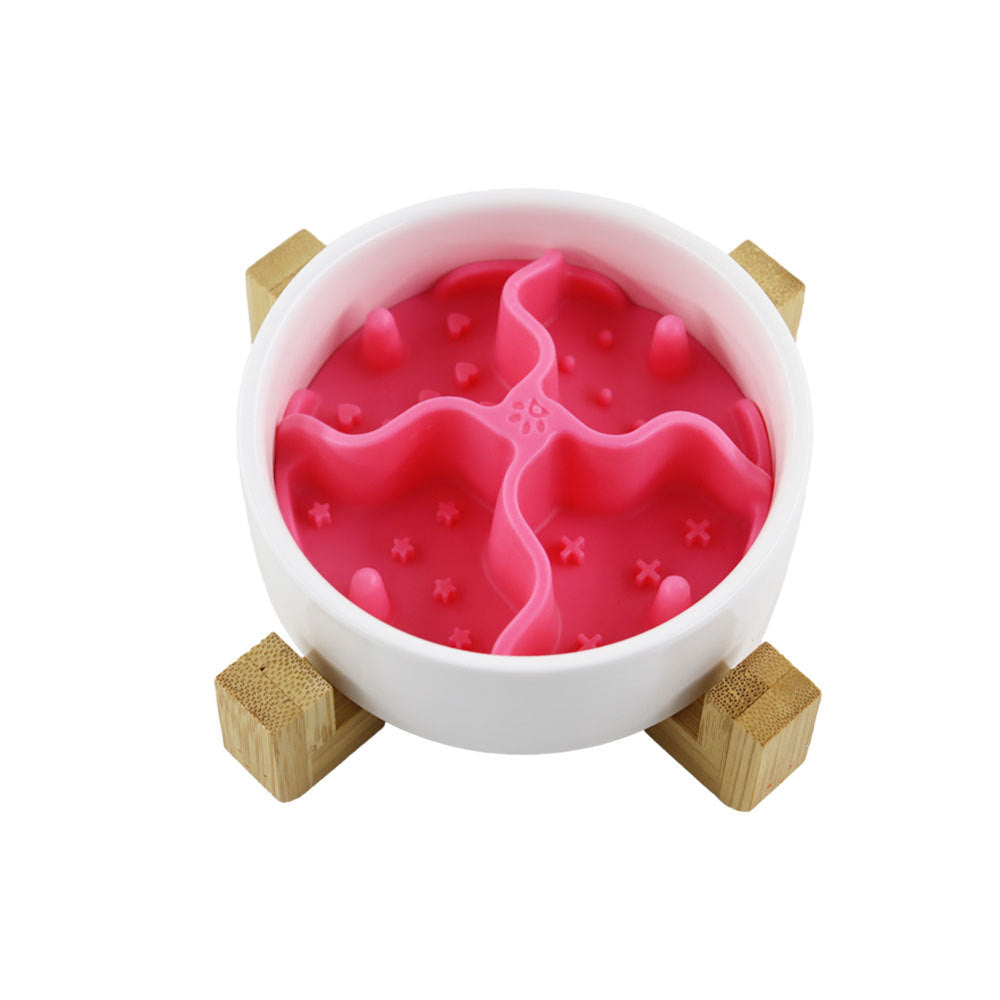 NO GULP BOWL — for pets that choke on their food