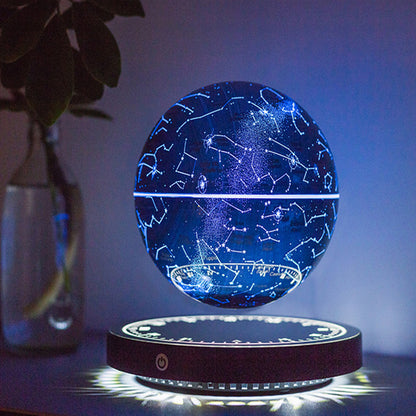 Levitating moon lamp bedside