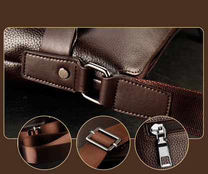 Fashion PU Leather Men Messenger Bags - NOMAN STORE LLC