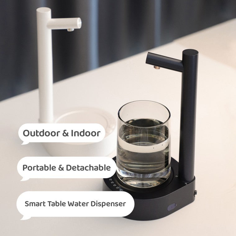 Desk Dispenser Electric Water Gallon Automatic Water Bottle Dispenser Rechargeable Water Dispenser - NOMAN STORE LLC