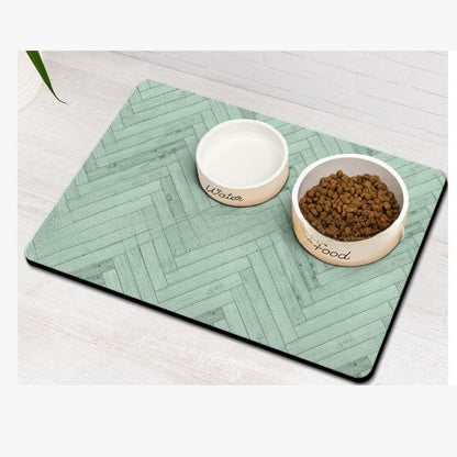 Water-absorbing quick-drying mat