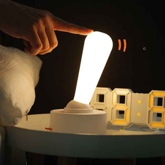 Toggle Light Indoor Bedroom Bedside Atmosphere Light Silicone USB Rechargeable Wall Light Silicone Small Night Lamp Decoration Home Decor - NOMAN STORE LLC