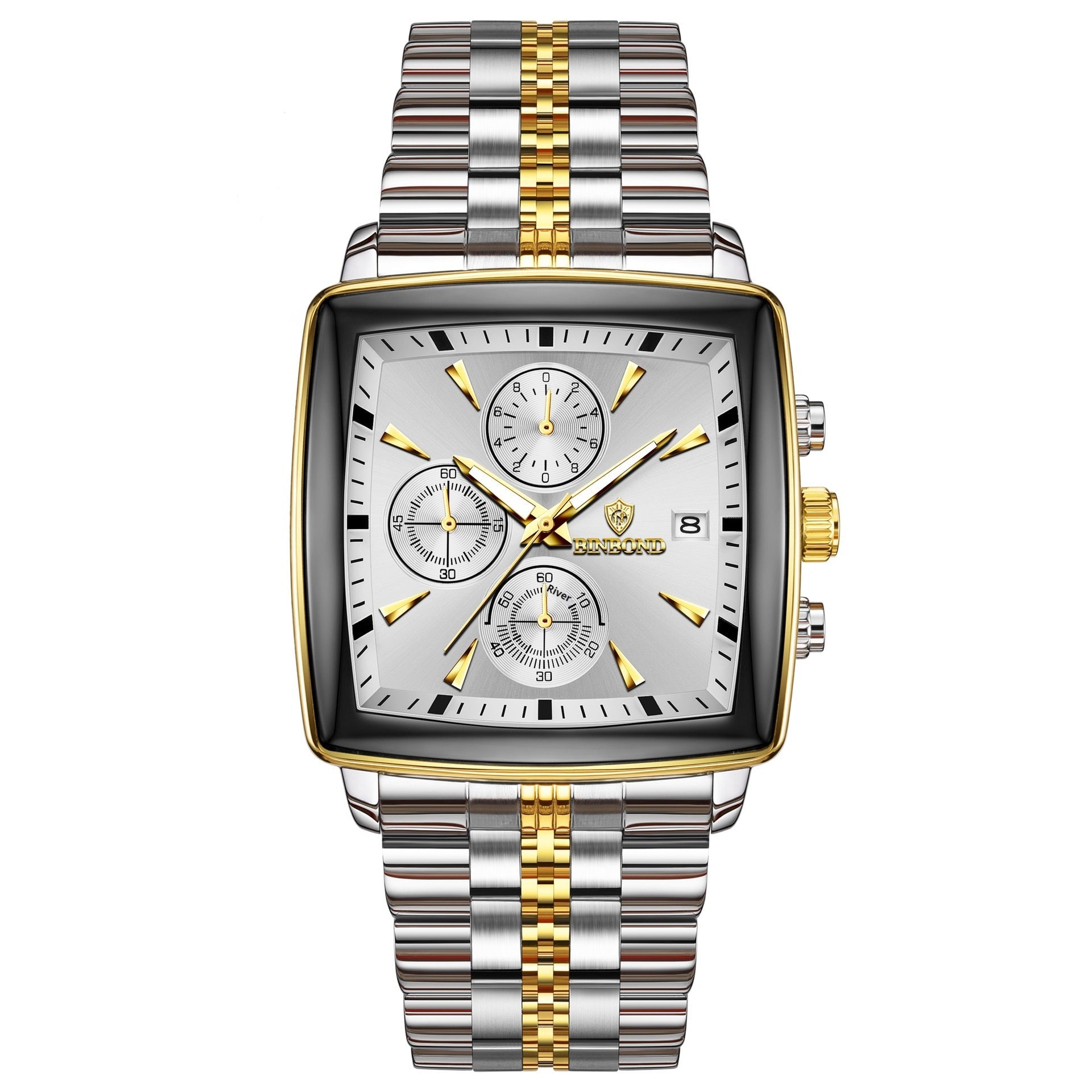 Men's Multi-functional Timing Luminous Waterproof Quartz Watch - NOMAN STORE LLC